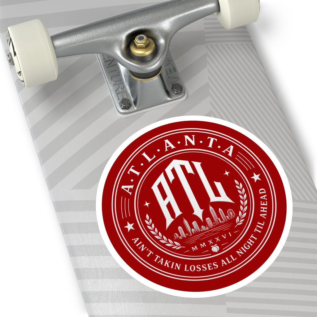 ATL Inferno Sticker — Red Atlanta City Sky