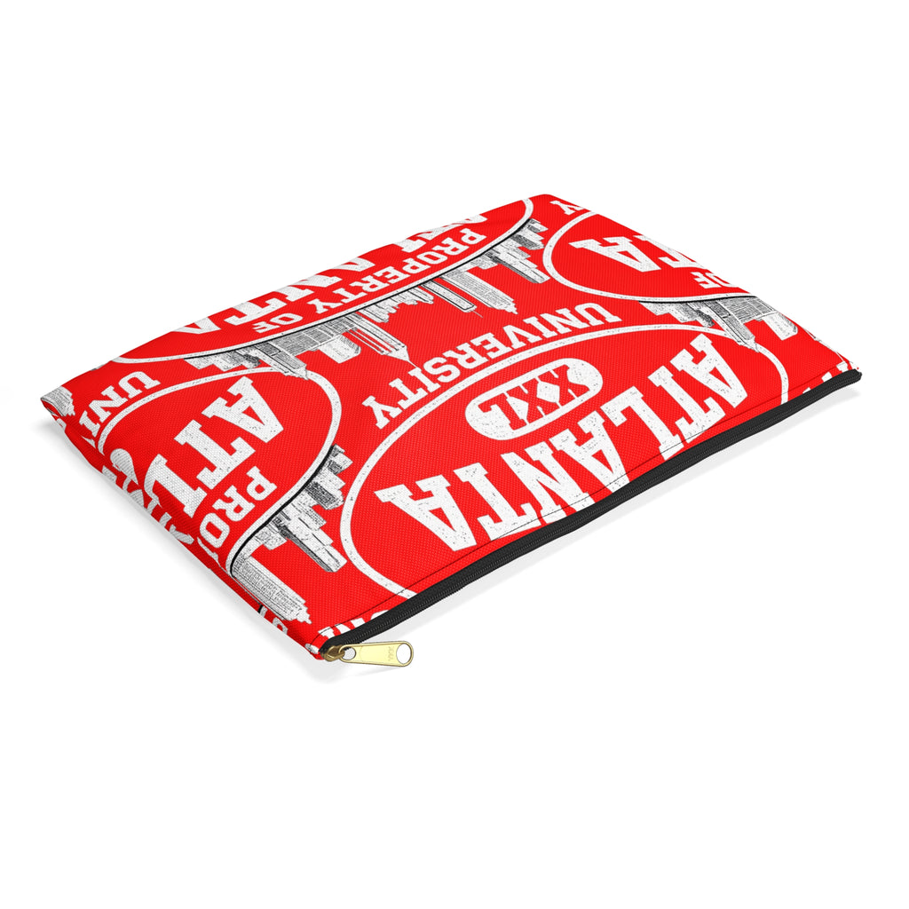 Atlanta University Red All-Over Print Money Bag