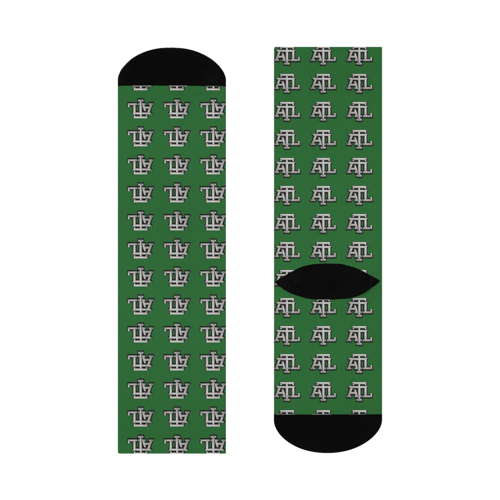 Green ATL - Monogram Crew Socks