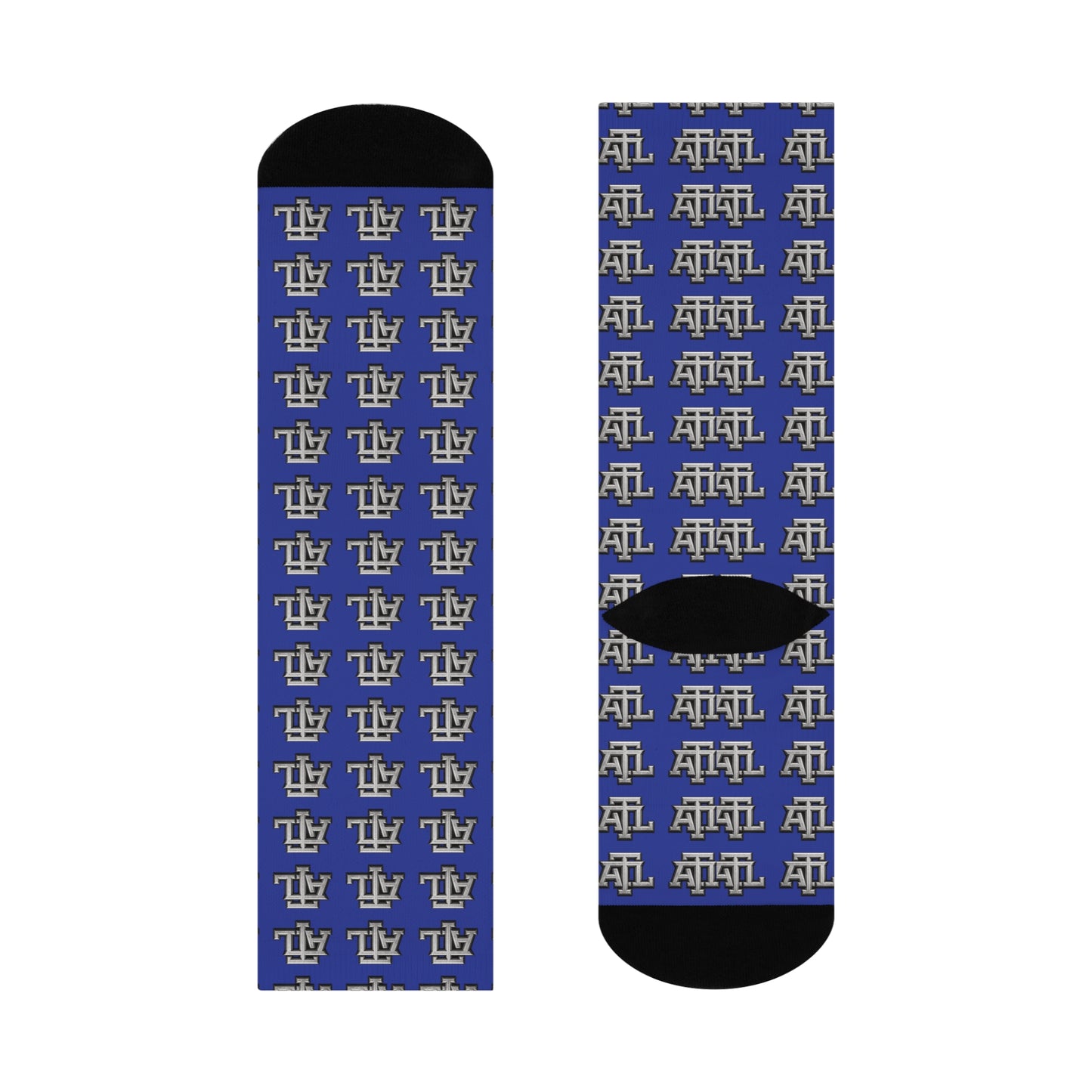 Royal ATL Monogram - Crew Socks