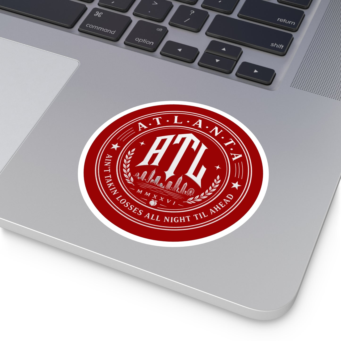 ATL Inferno Sticker — Red Atlanta City Sky