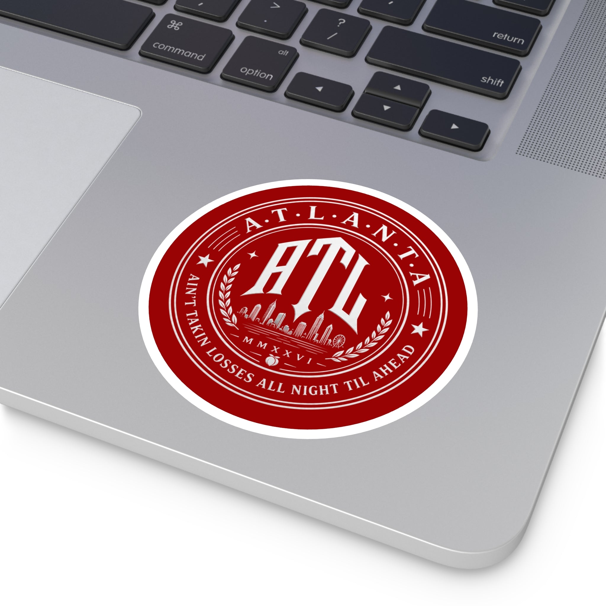 ATL Inferno Sticker — Red Atlanta City Sky