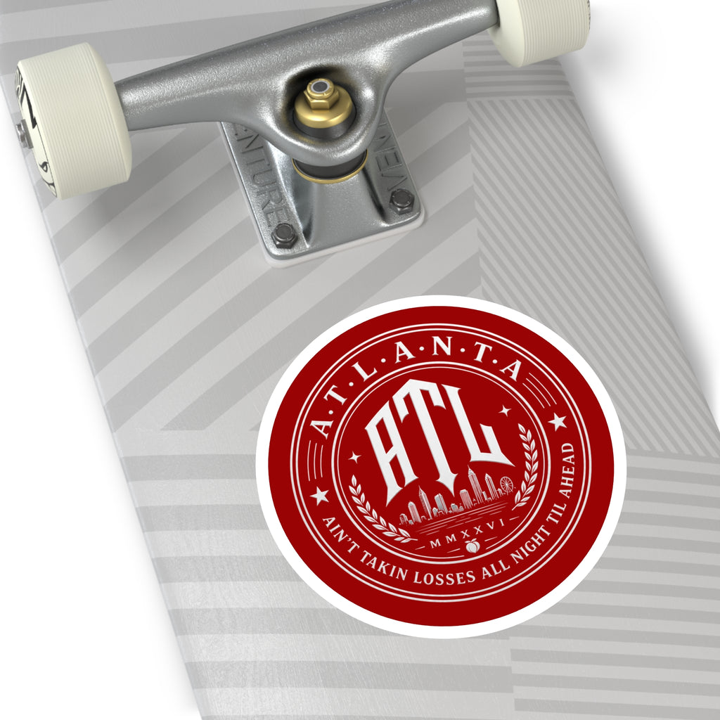 ATL Inferno Sticker — Red Atlanta City Sky