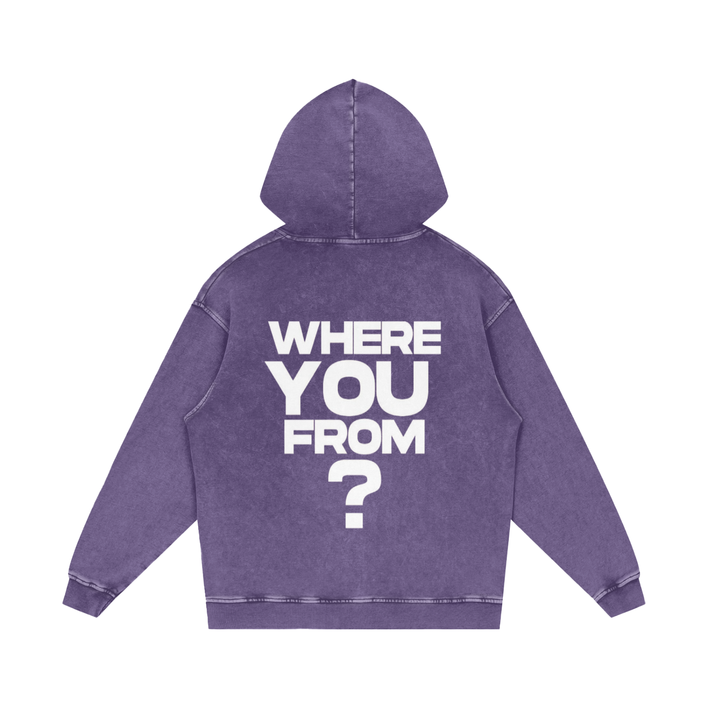 Ain't Taking Losses "City Seal" Heavyweight Snow Wash Hoodie