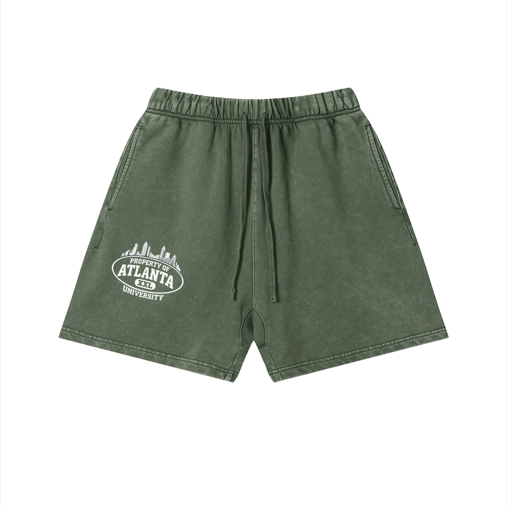 Property of Atlanta University Shorts – Army Green