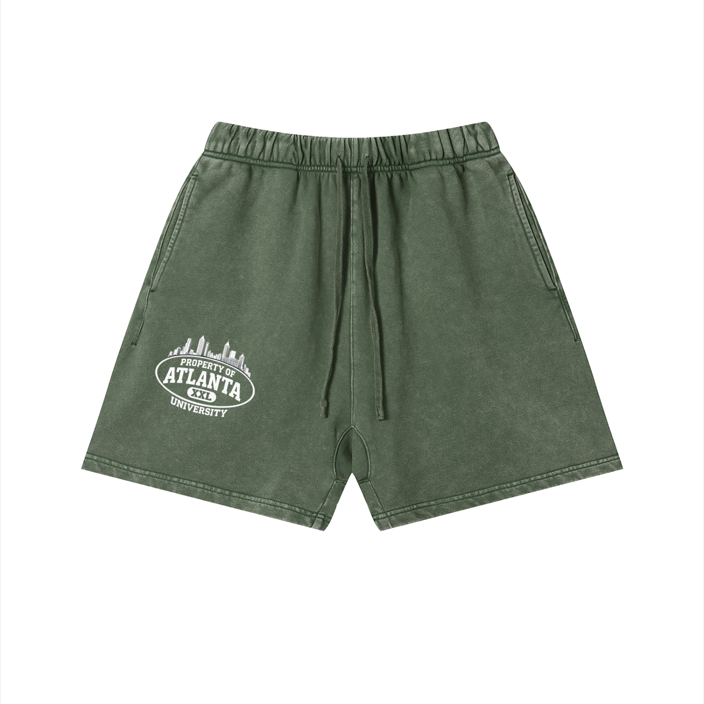 Property of Atlanta University Shorts – Army Green