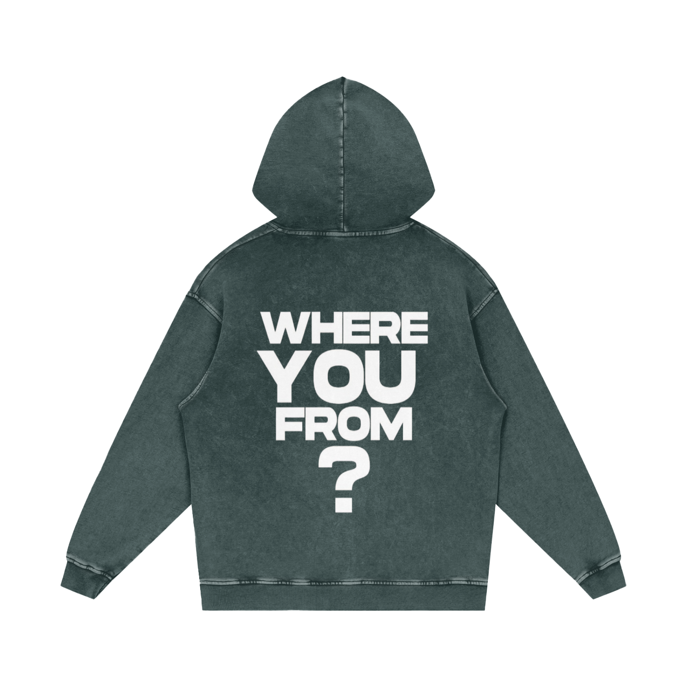 Ain't Taking Losses "City Seal" Heavyweight Snow Wash Hoodie
