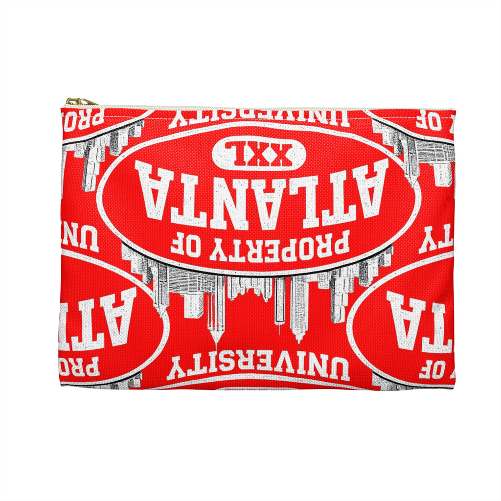 Atlanta University Red All-Over Print Money Bag