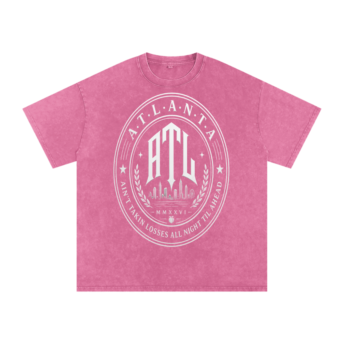 ATL “City Seals” Snow Wash Box Tee