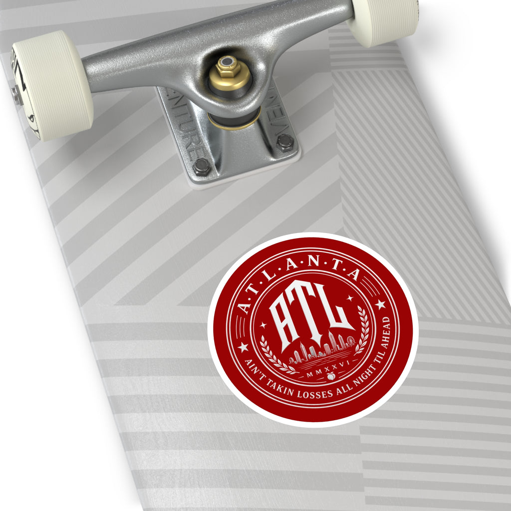 ATL Inferno Sticker — Red Atlanta City Sky
