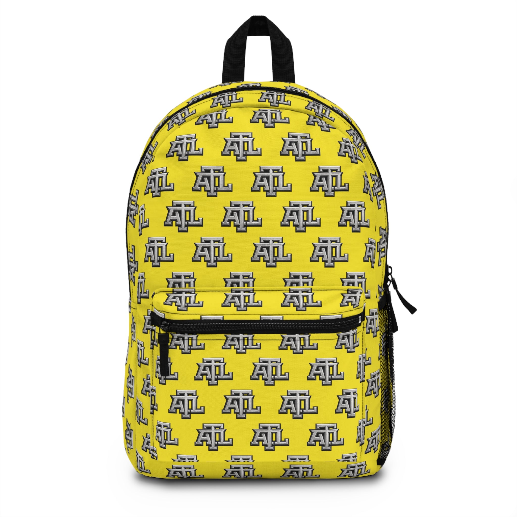 Lemon Drop ATL Monogram Logo Print Backpack —Lemon Drop ATL  Monogram