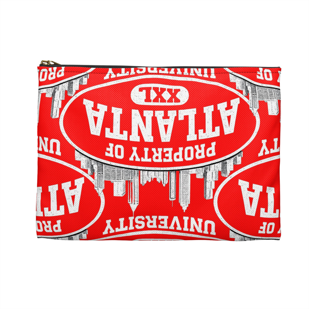 Atlanta University Red All-Over Print Money Bag