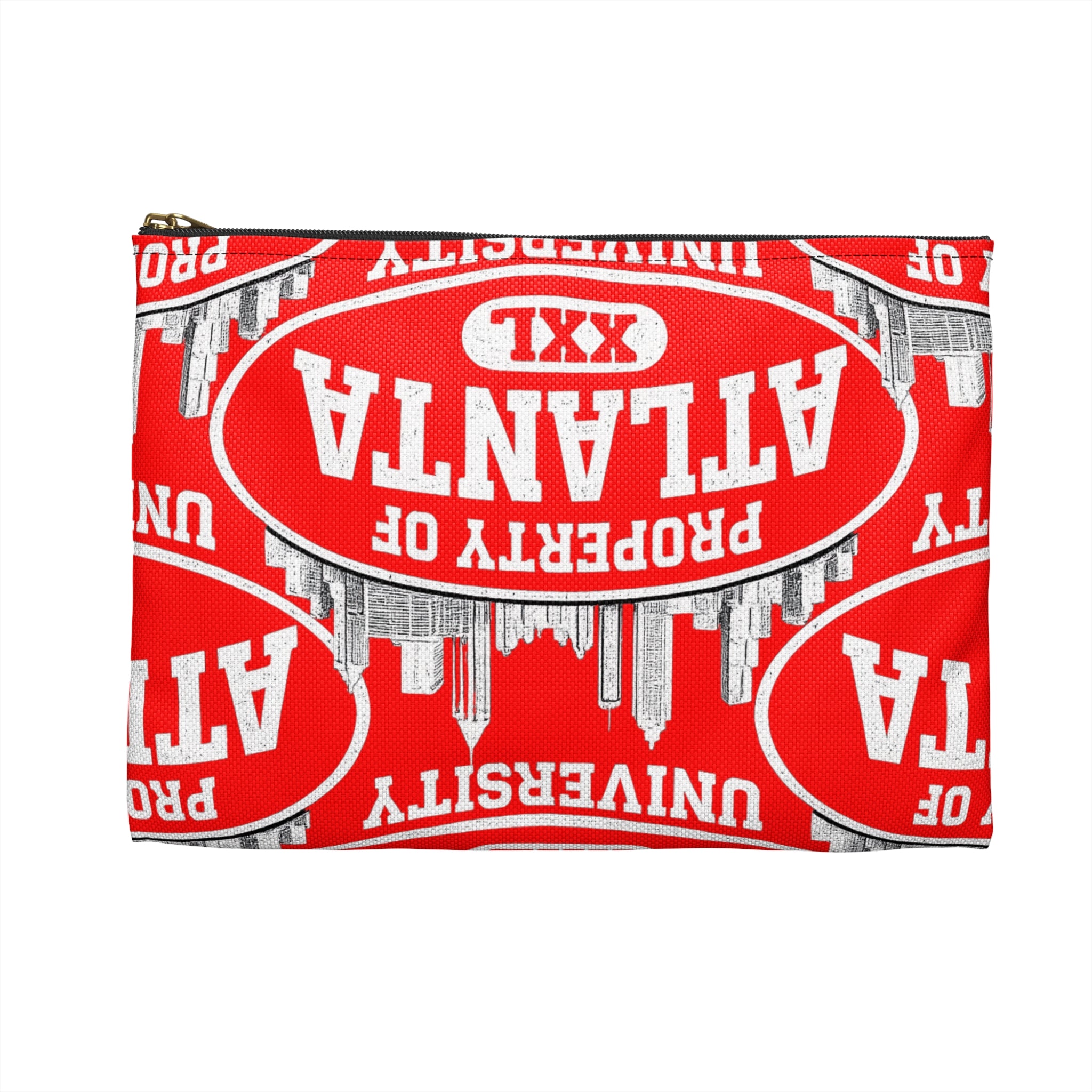 Atlanta University Red All-Over Print Money Bag