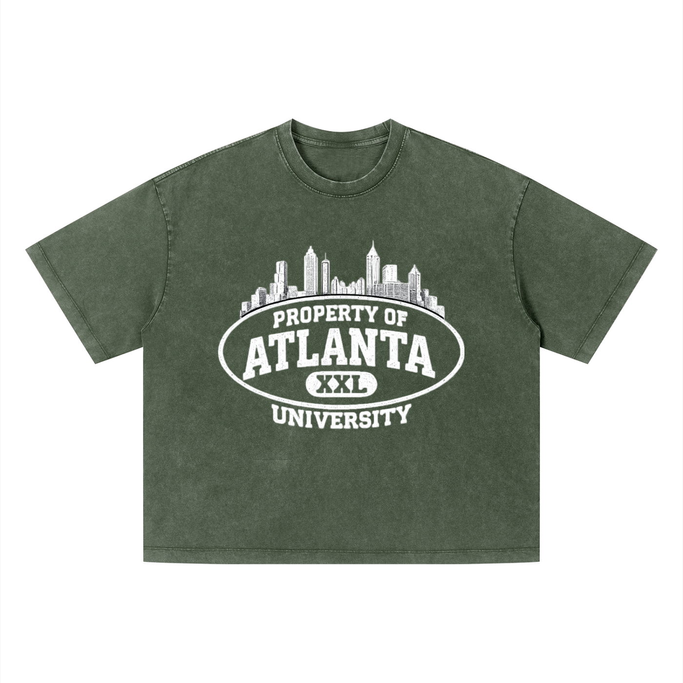 Property of Atlanta University Tee – Army Green