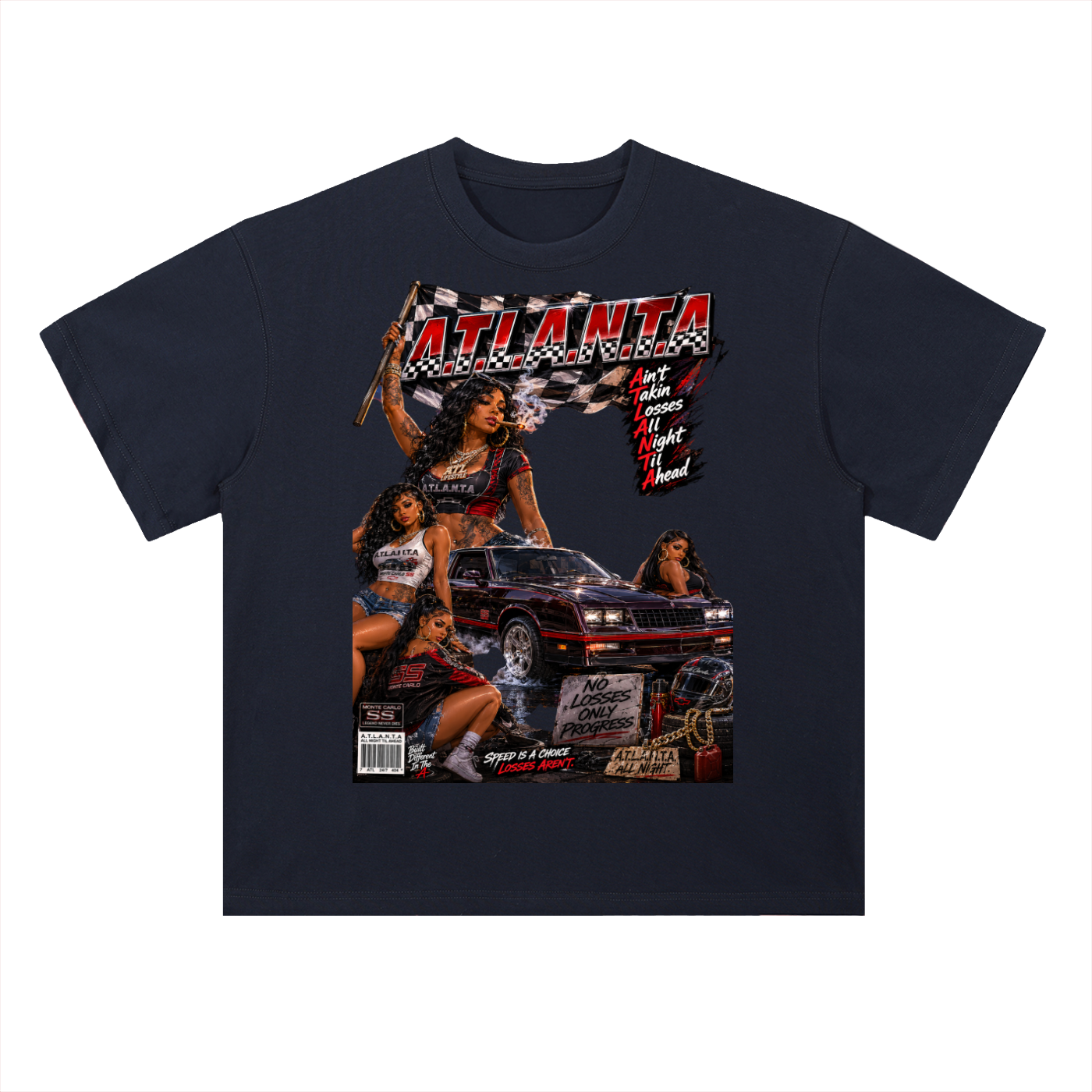Heavyweight Drop Shoulder Cotton T-Shirt