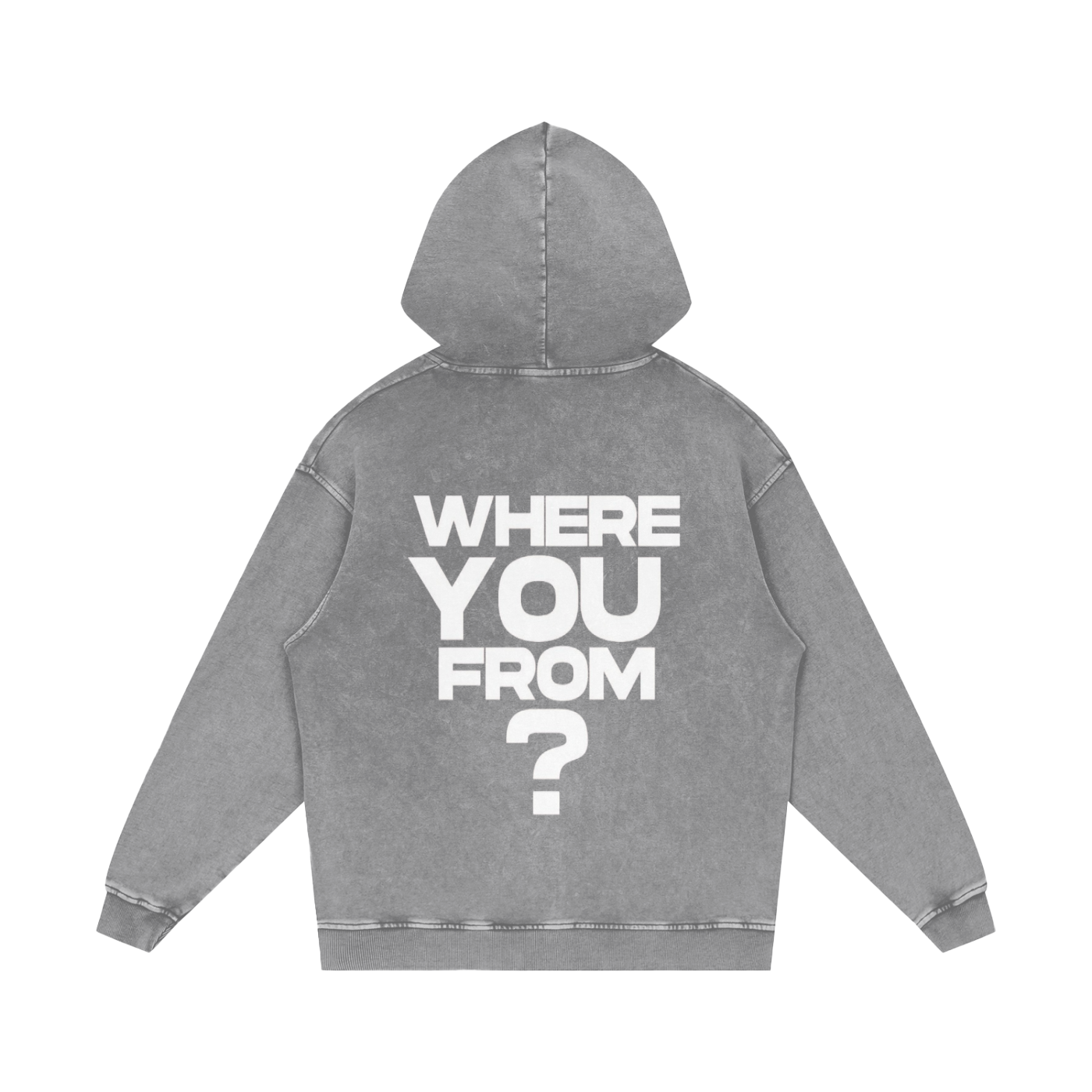 Ain't Taking Losses "City Seal" Heavyweight Snow Wash Hoodie