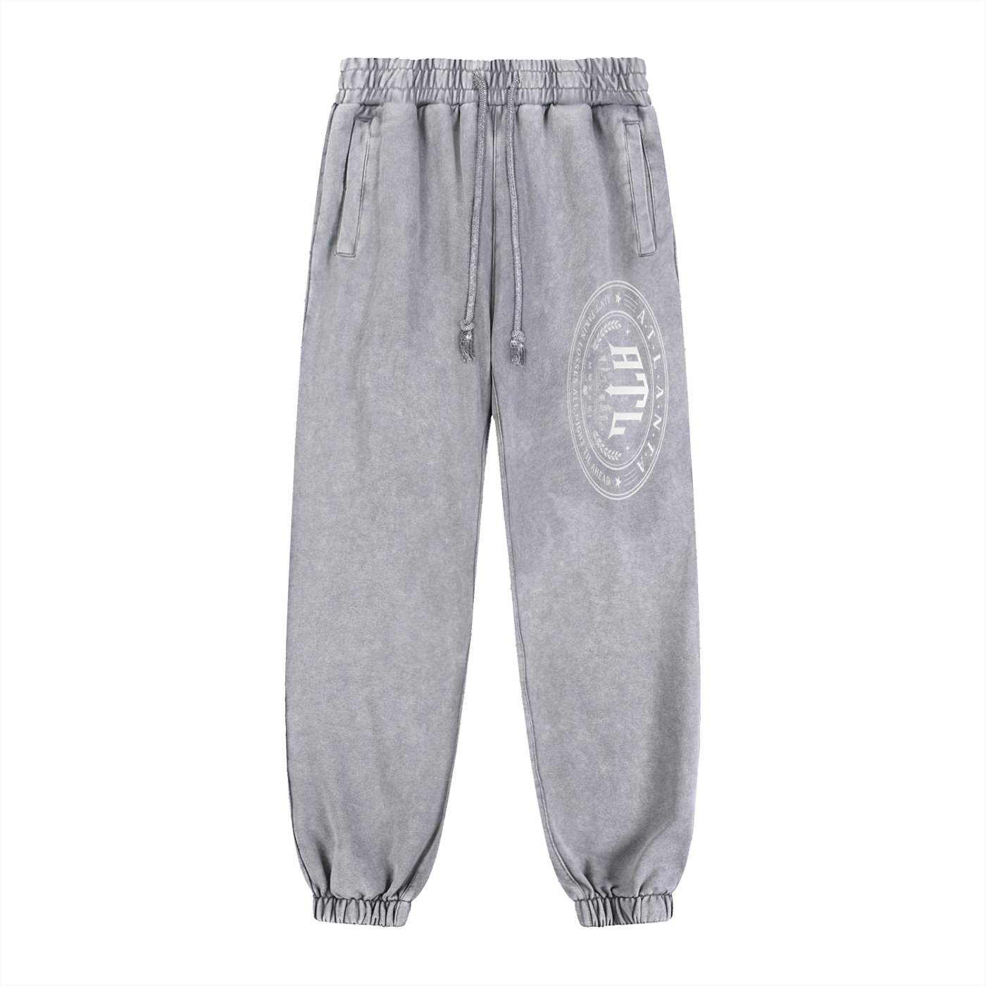 Ain't Taking Losses "City Seal" Heavyweight Snow Wash Sweatpants