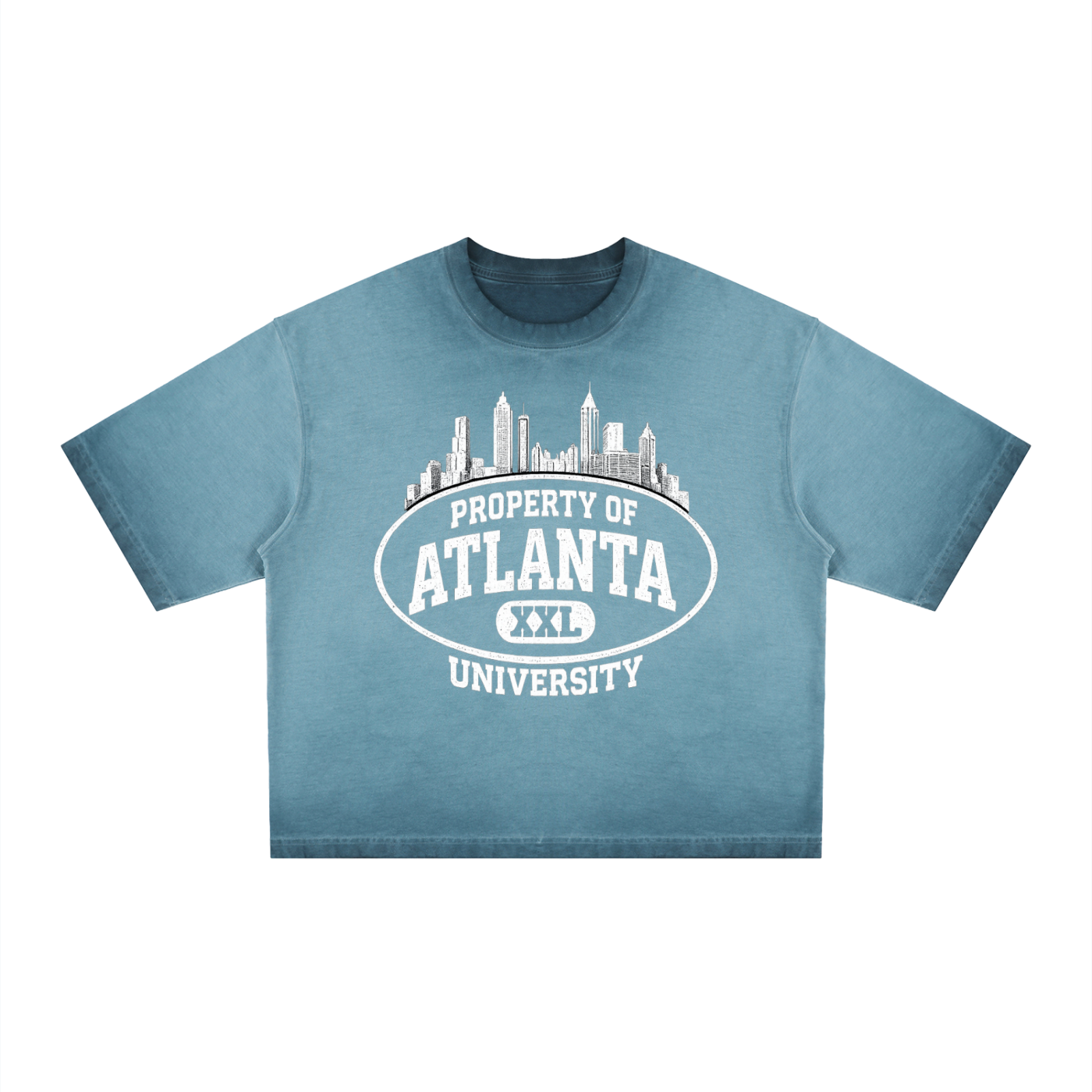 Atlanta University Reverse Dyed Box Tee