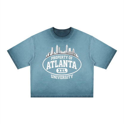 Atlanta University Reverse Dyed Box Tee