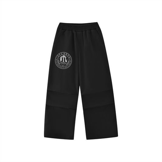 Property of Atlanta Kids City Seal Straight-Leg Sweatpants – Black / Khaki